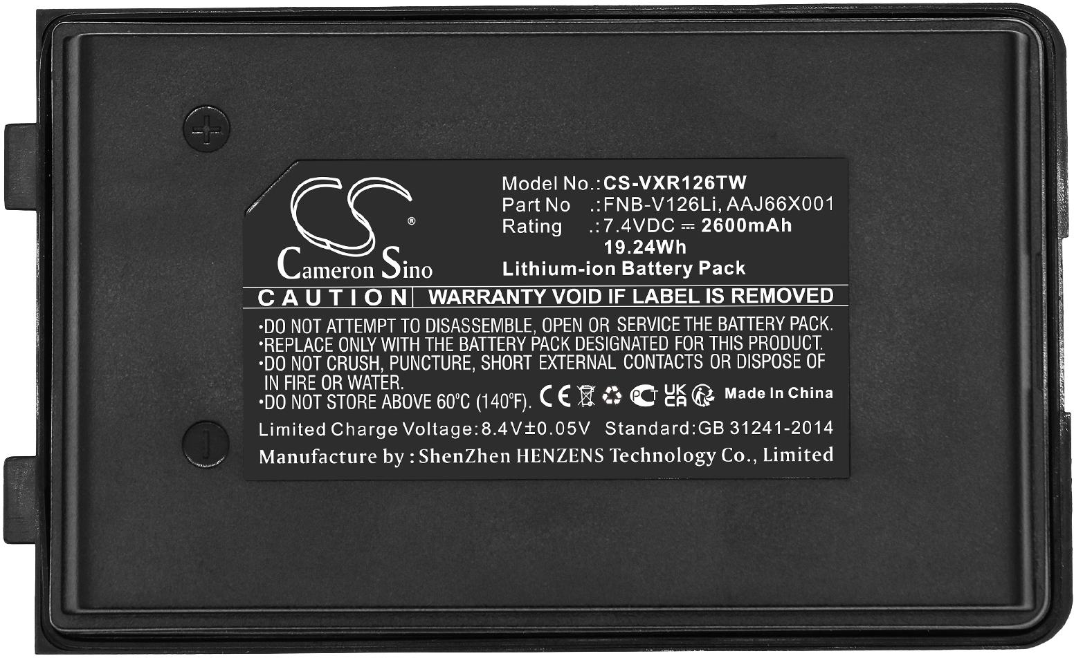 CS-VXR126TW