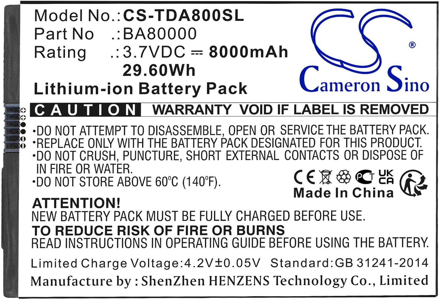 CS-TDA800SL