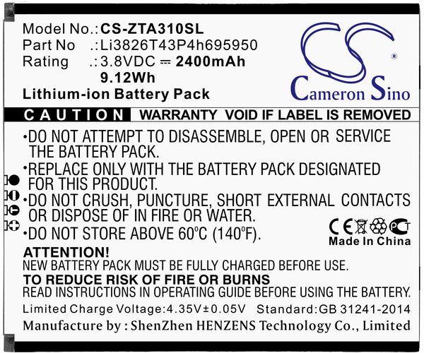CS-ZTA310SL